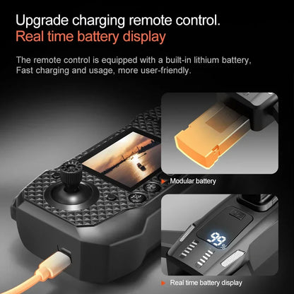 Xiaomi  M6 Drone Professional 8K Camera Dron 5G WIFI FPV UAV with Screen Remote Control RC Dron Avoidance Aerial Quadcopter