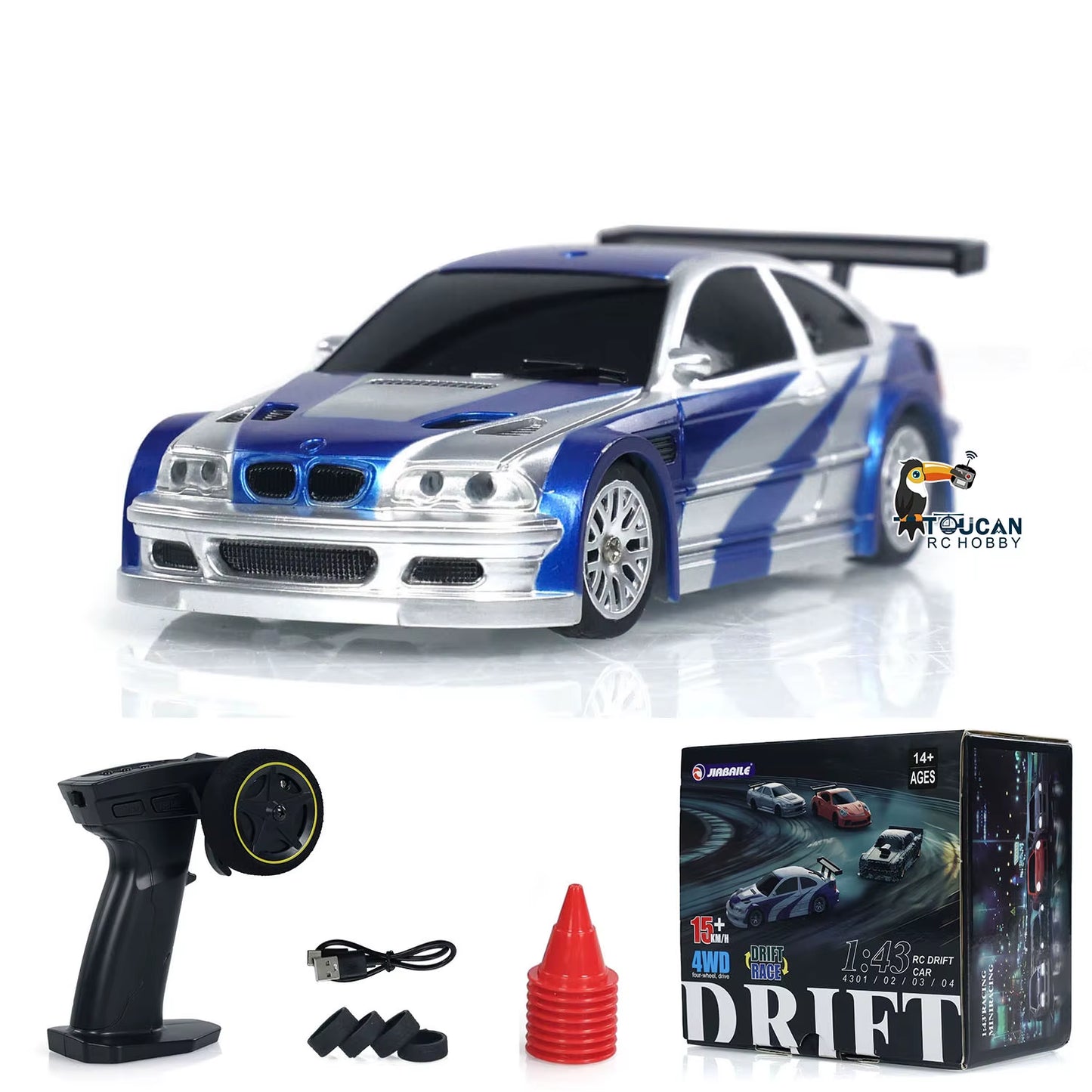 2025 New RC Mini Toys RTR 1/43 High Speed Car 2.4G 4WD Drive Radio Control Racing Drifting Car Toy Speed Model Gifts for Boys