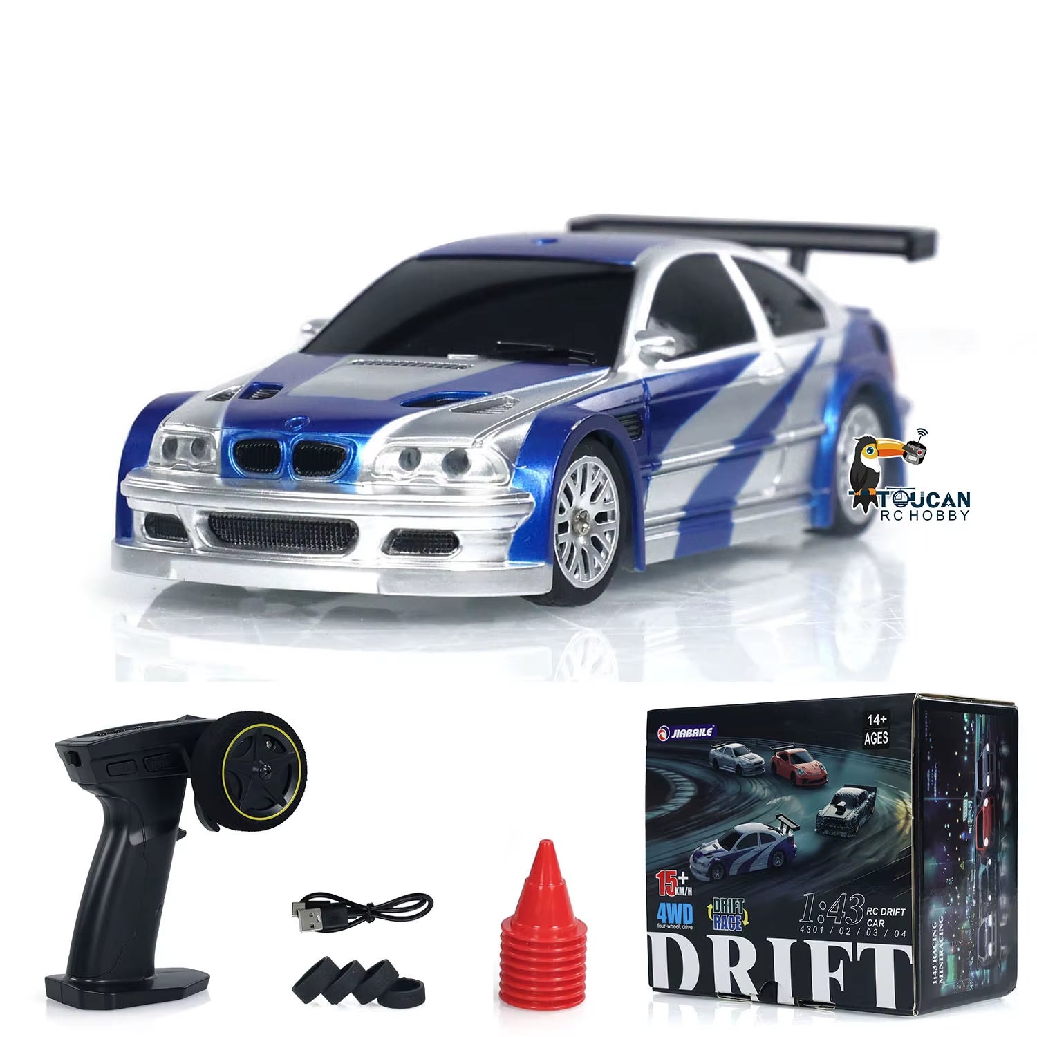2025 New RC Mini Toys RTR 1/43 High Speed Car 2.4G 4WD Drive Radio Control Racing Drifting Car Toy Speed Model Gifts for Boys