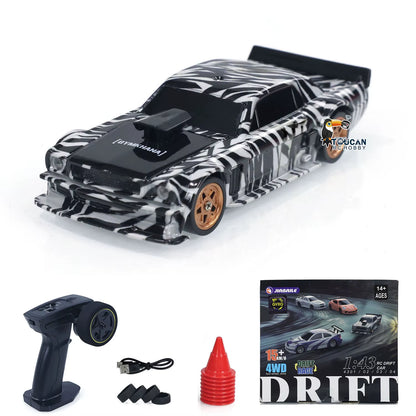2025 New RC Mini Toys RTR 1/43 High Speed Car 2.4G 4WD Drive Radio Control Racing Drifting Car Toy Speed Model Gifts for Boys