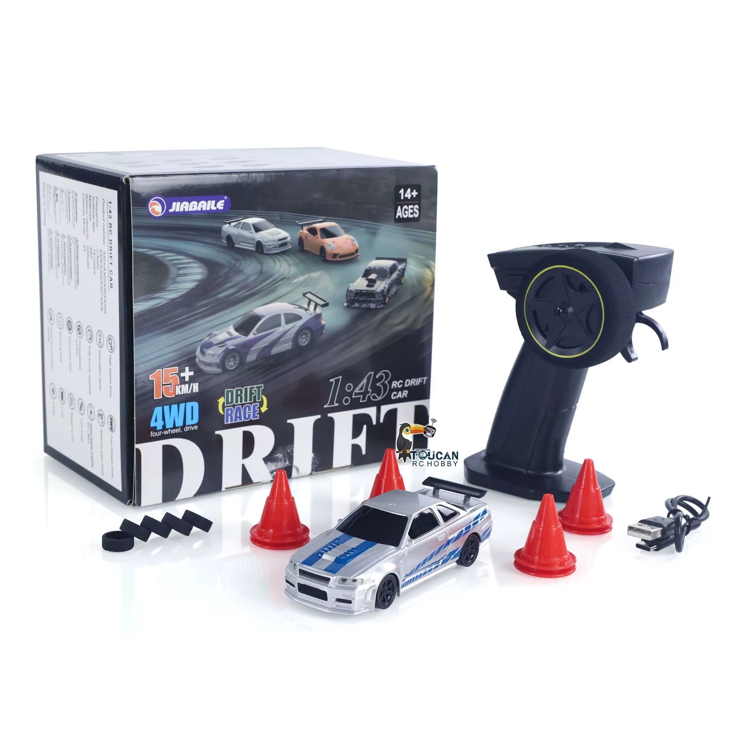 2025 New RC Mini Toys RTR 1/43 High Speed Car 2.4G 4WD Drive Radio Control Racing Drifting Car Toy Speed Model Gifts for Boys